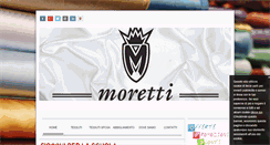 Desktop Screenshot of morettiabbigliamento.com